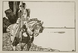 La storia di Sir Pellias, illustrazione da 